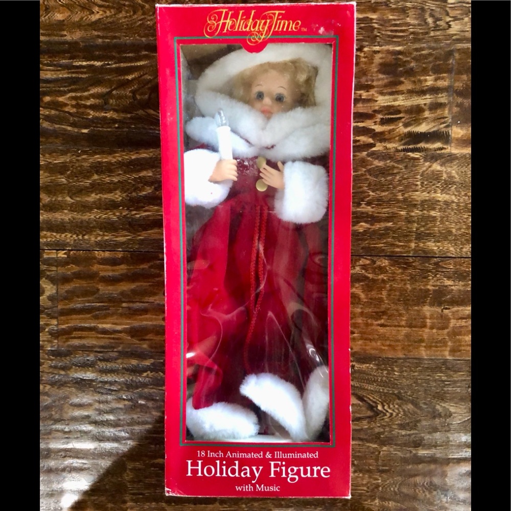 Vintage HolidayTime Motion-ettes 18” Animated Holiday Figure with Music-EUC - Picture 8 of 11
